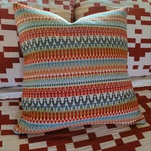 Pillow, Decorative, Designer, Down Fill, 18" x 18"